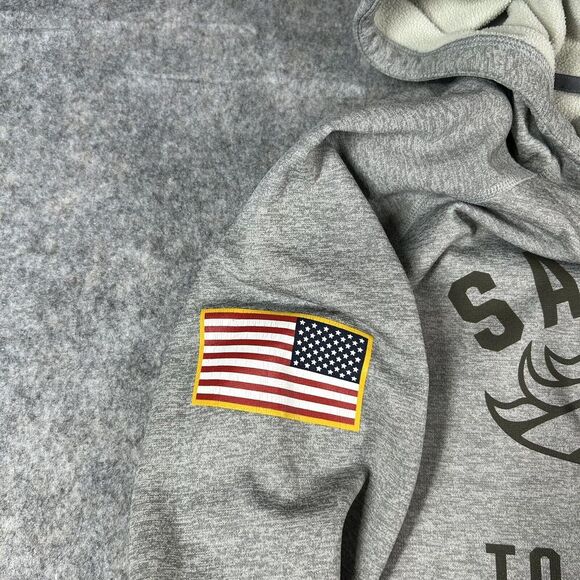 Nike NFL Denver Broncos Salute To Service USA Pullover Hoodie Sweatshirt Small - Picture 6 of 10